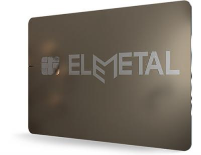 Dual metal payment card