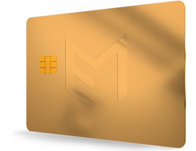 Pure gold payment card