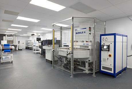 Thames Technology metal card production facility - clean room