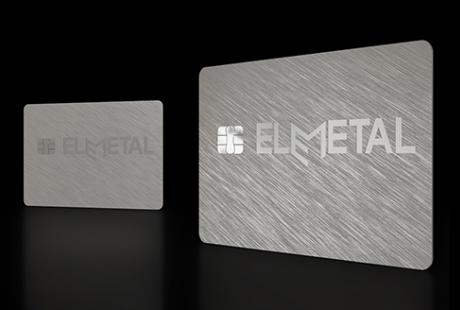 Elemetal range of metal banking cards
