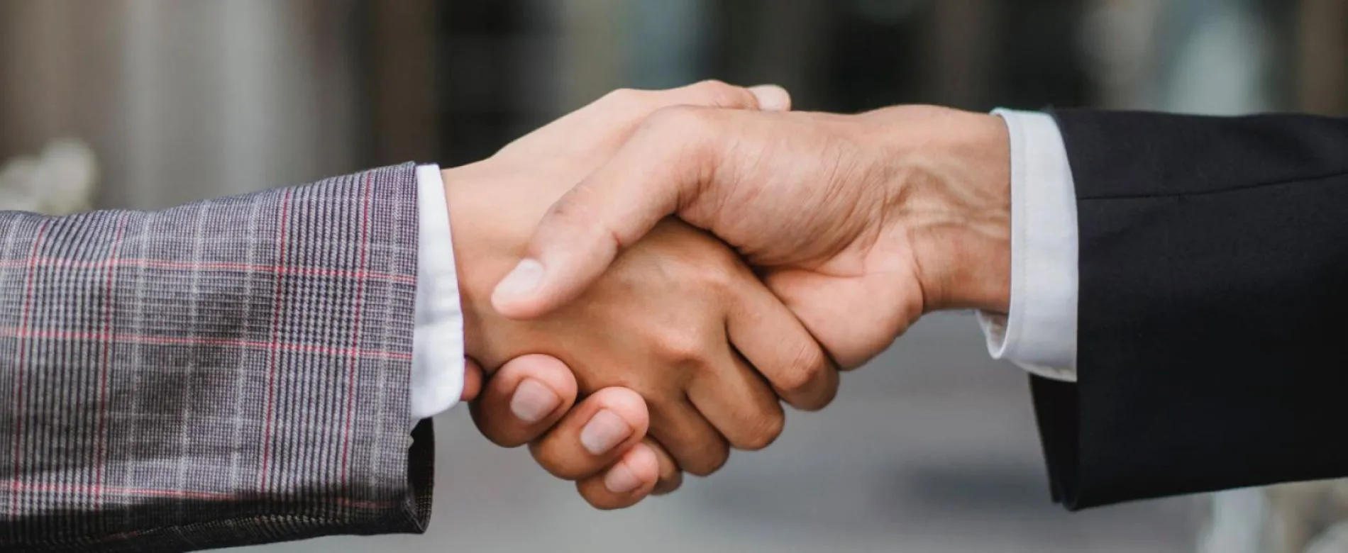 handshake for company growth