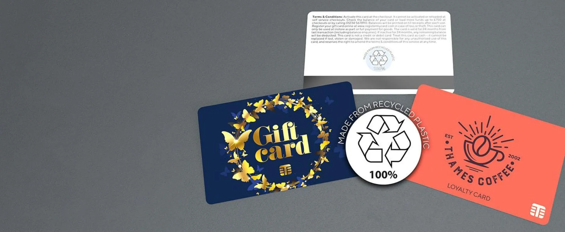 recycled plastic cards