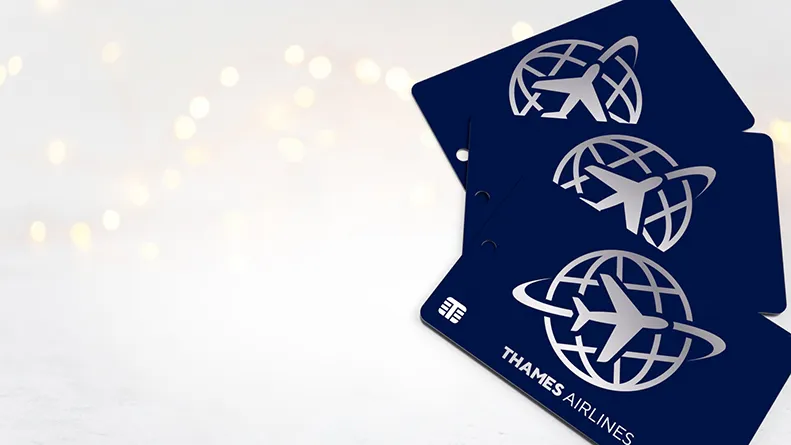 Thames Technology metal airline baggage tags