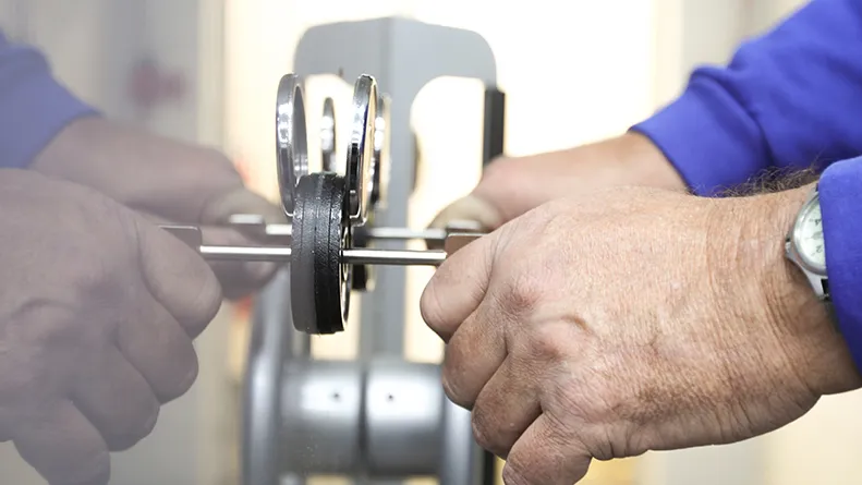 Person securing storage area