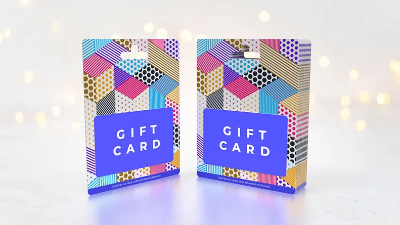 Gift card and carrier