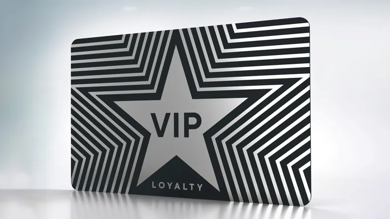 Metal loyalty card