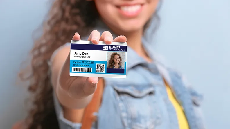 Student ID card from Thames Technology