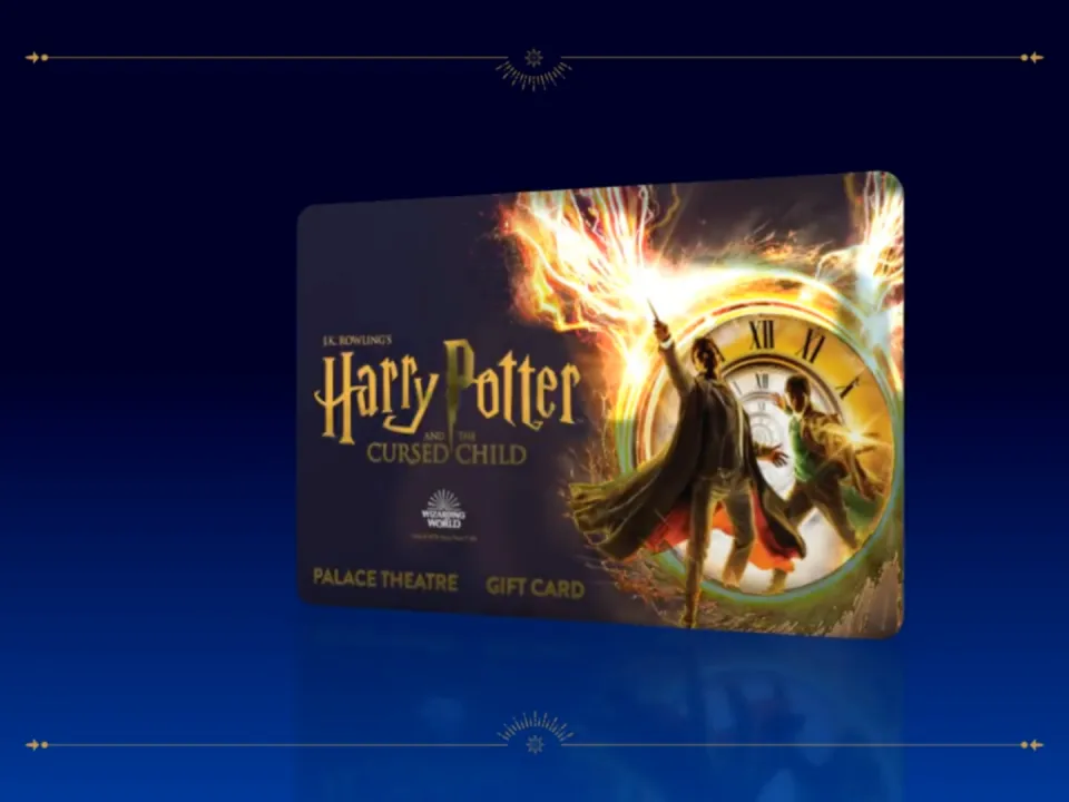 Harry Potter gift card